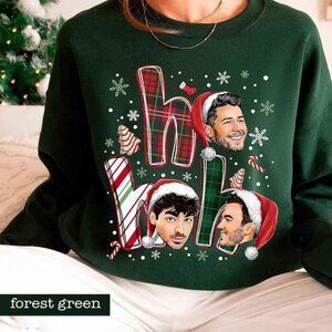 Vintage Jonas Brothers Concert Christmas Sweatshirt, Jonas Brothers Tour Sweater